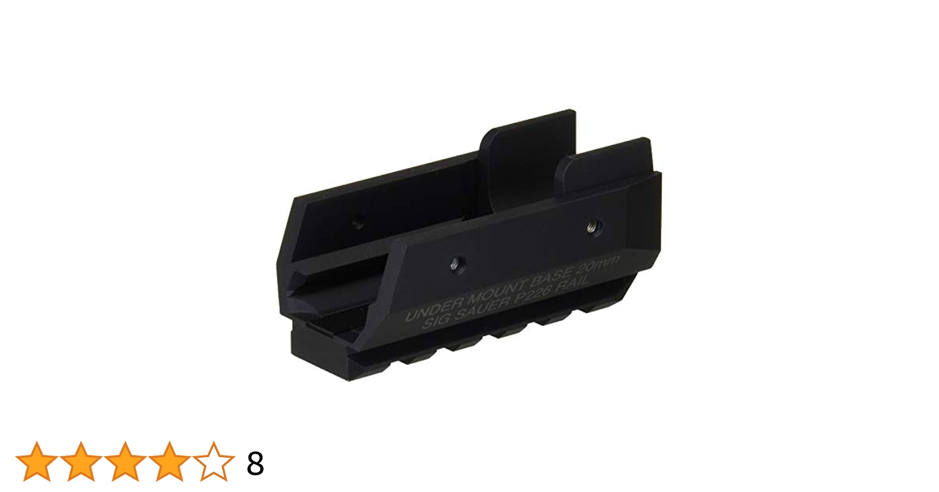 超希少P-90タクティカルマウントベース ブラック 超希少P-90タクティカルマウントベース ブラック